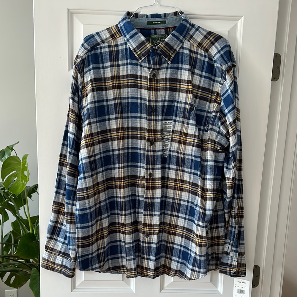 Men’s Woolrich Trout Run Flannel Shirt